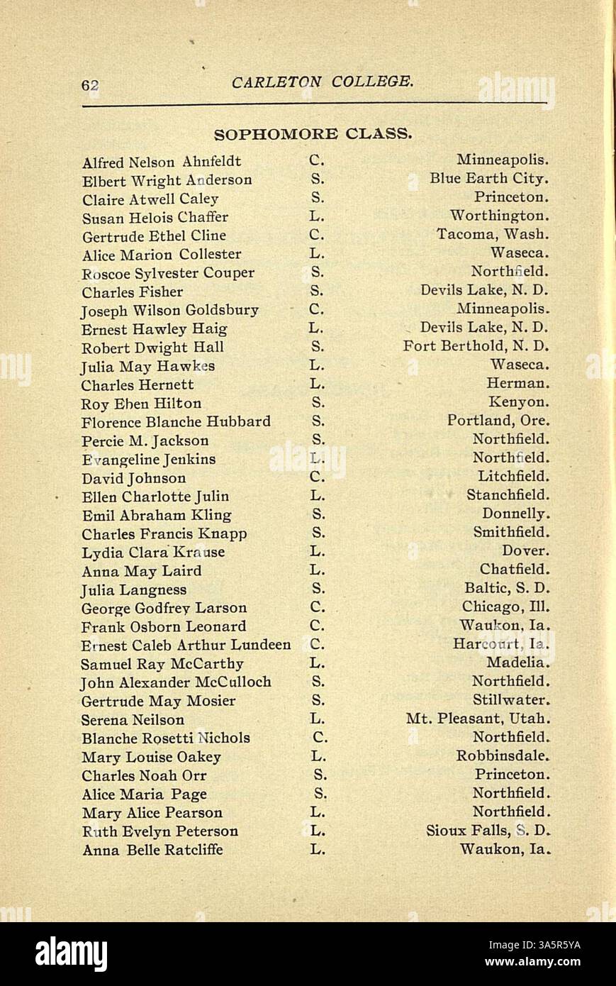 The 1898 1899 carleton college catalog features academic courses hires