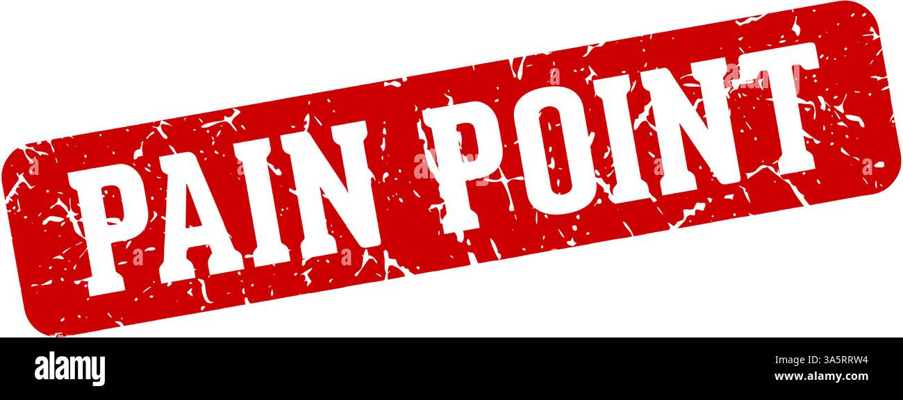 pain point stamp. pain point rectangular sign isolated on transparent ...