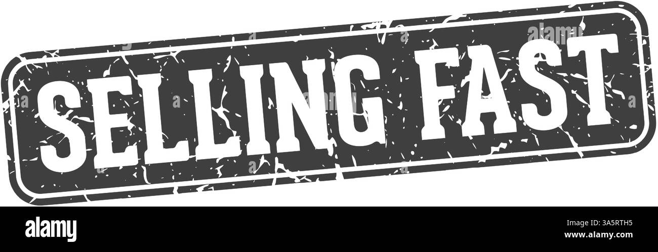 selling fast stamp. selling fast rectangular sign isolated on ...