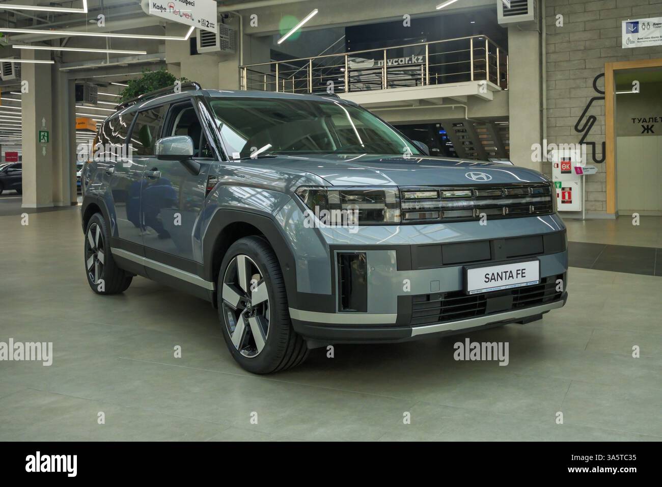 Almaty, Kazakhstan - March 13, 2025: New Hyundai Santa Fe in the ...