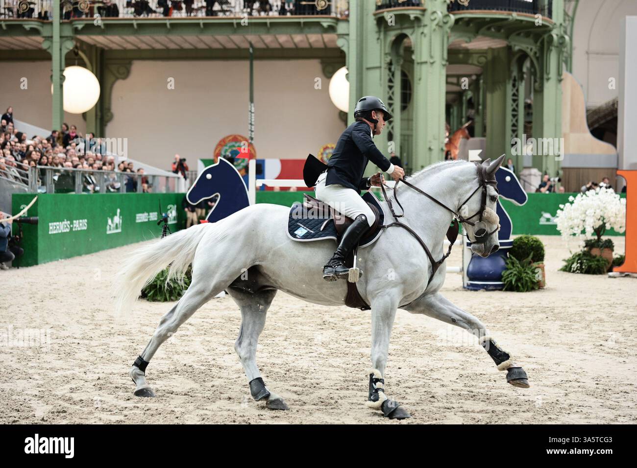 Philippe ROZIER of France with Le coultre de muze during the Grand Prix ...