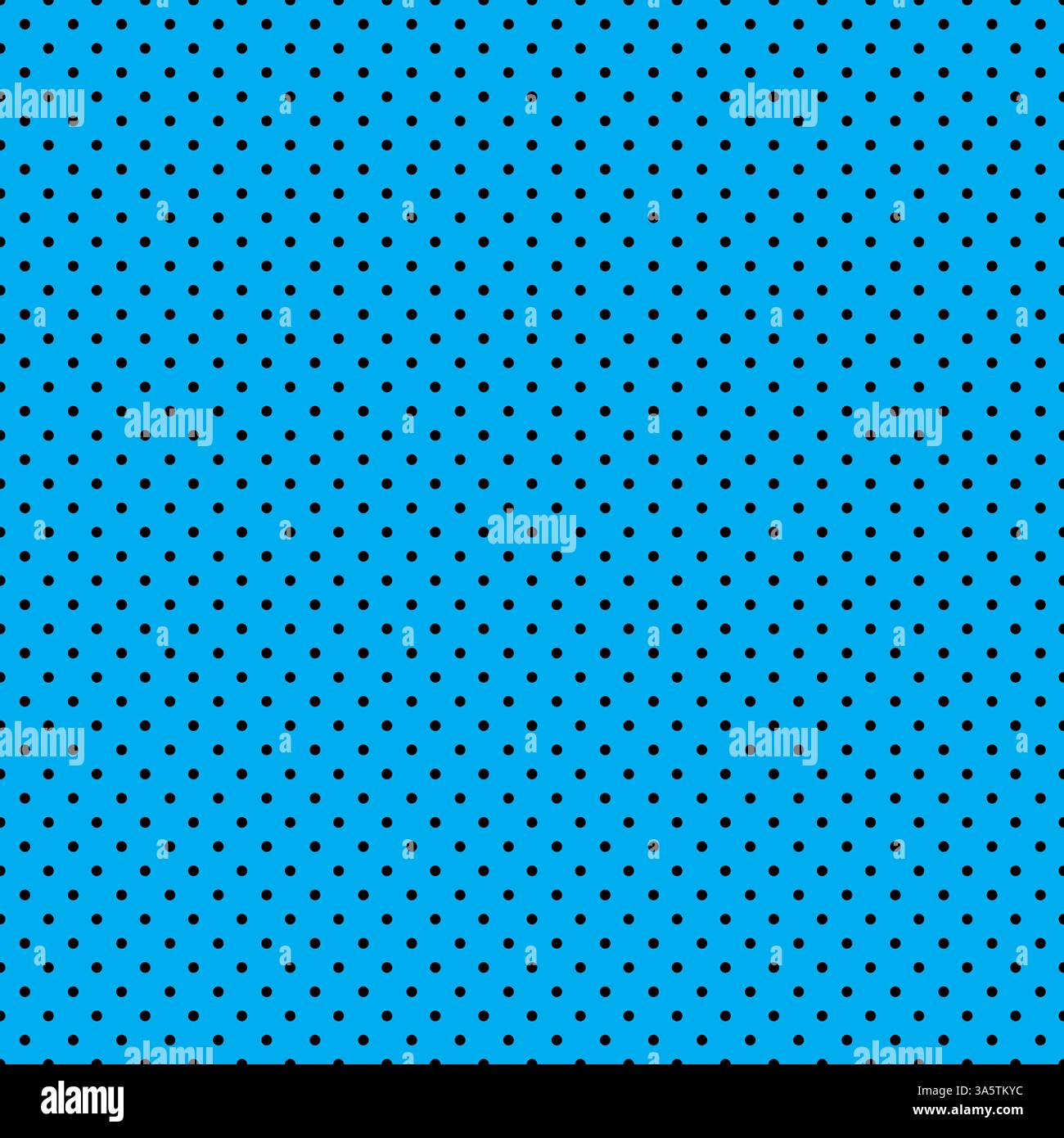 Seamless vector black polka dots for pattern on blue background ...