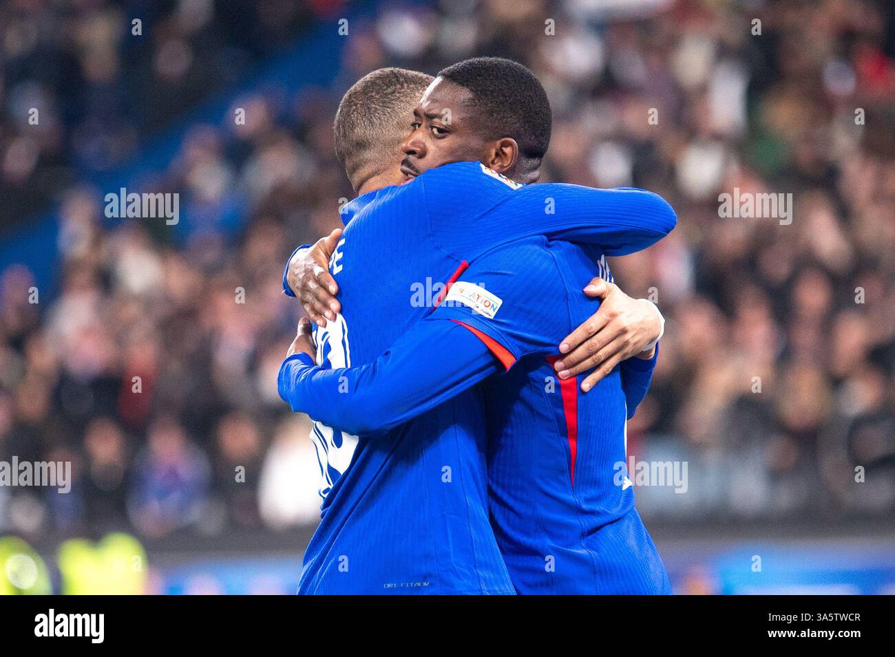 Ousmane Dembele And Kylian Mbappe Of France During The UEFA Nations ousmane-dembele-and-kylian-mbappe-of-france-during-the-uefa-nations