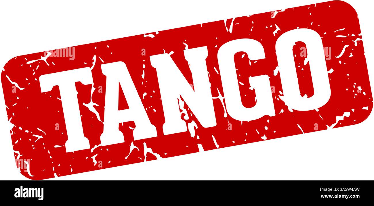 Tango Signs tango stamp. tango rectangular sign isolated on transparent background ...