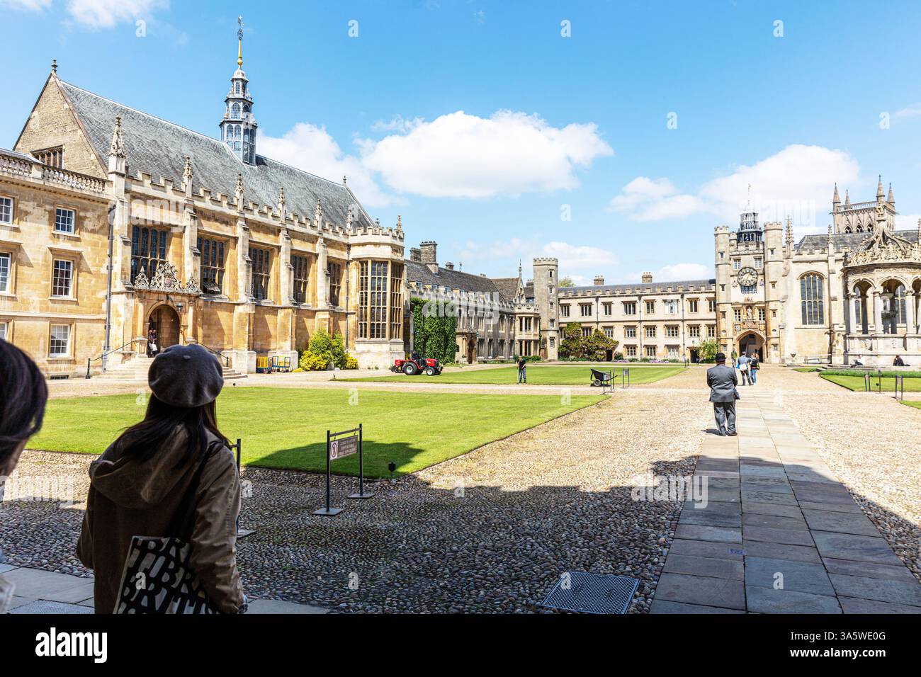 Cambridge trinity College UK, Trinity College is a constituent college of the University of Cambridge, trinity college Cambridge, trinity College uni Stock Photo