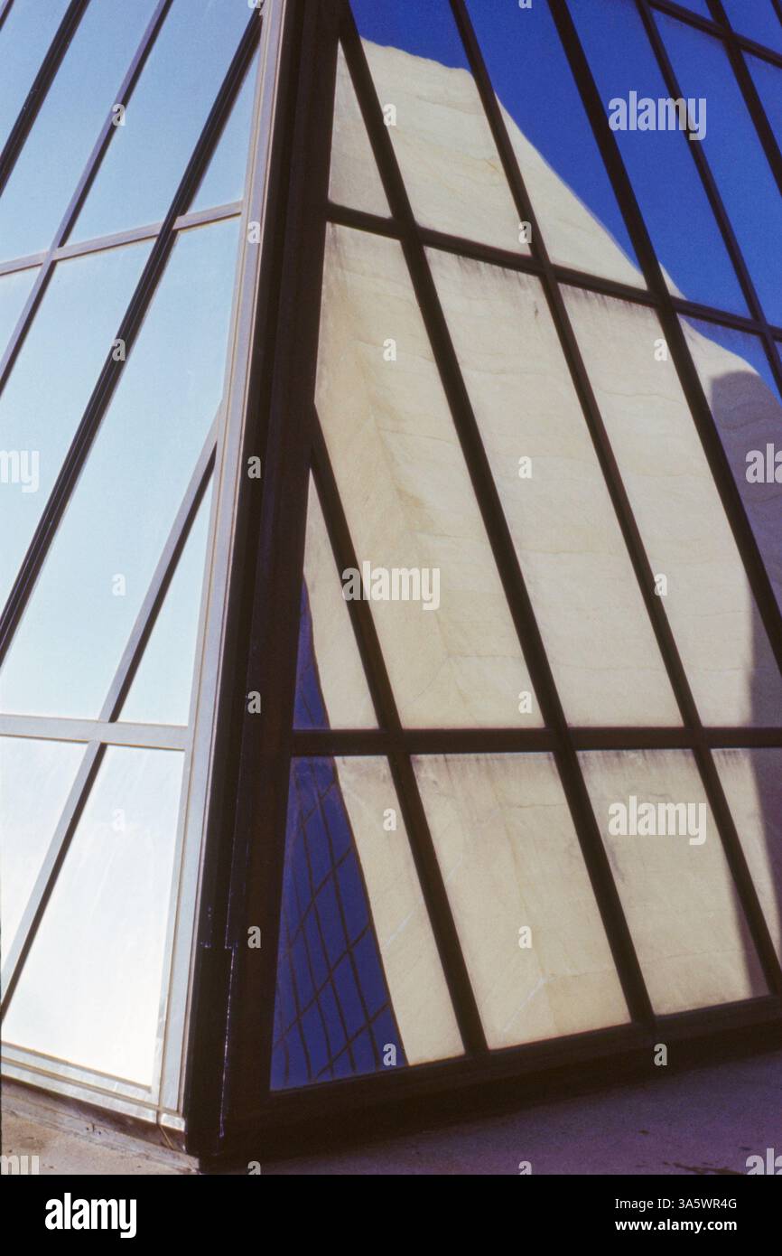 Corner detail of the Pyramids - architectural brutalist icon in ...