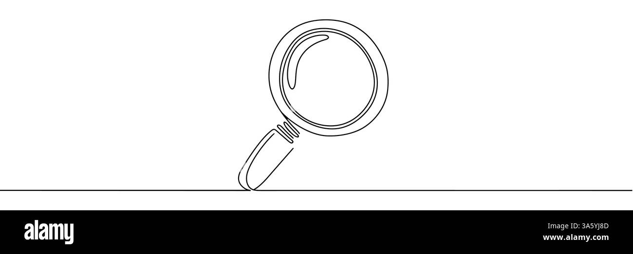 Magnifying glass vector vectors hi-res stock photography and images - Alamy