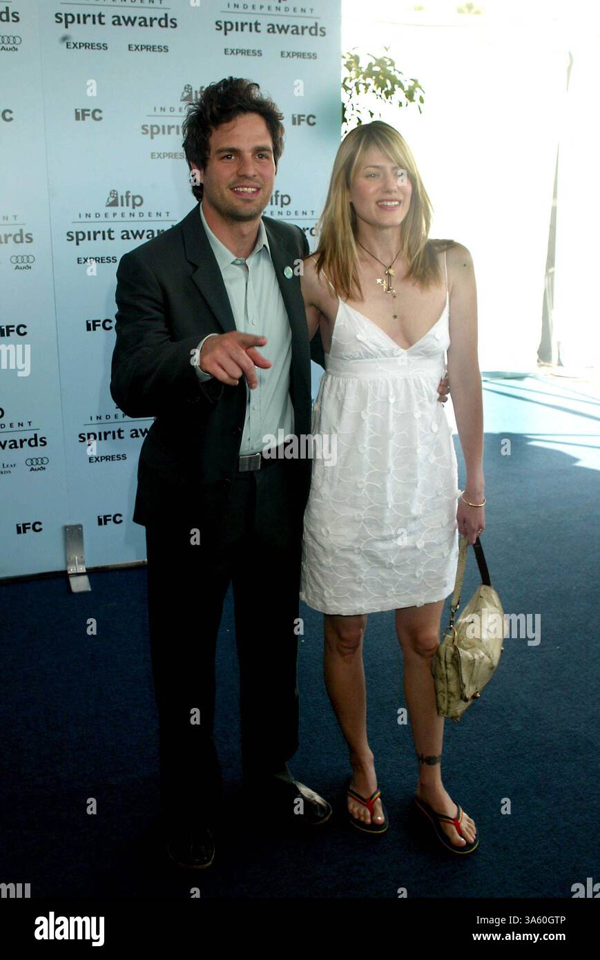 Jan. 1, 2011 - Santa Monica, CA, United States - MARK RUFFALO AND WIFE ...
