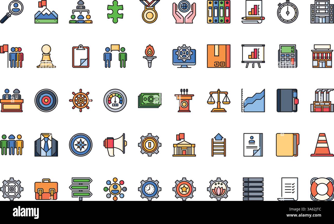 Management icons High-Quality Vector Icons Collection with Editable ...