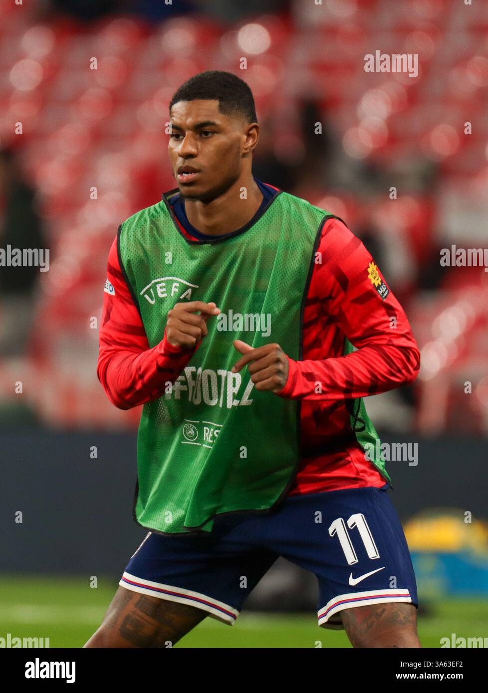 Wembley Stadium, London, 24th March 2025: Marcus Rashford (11 England ...