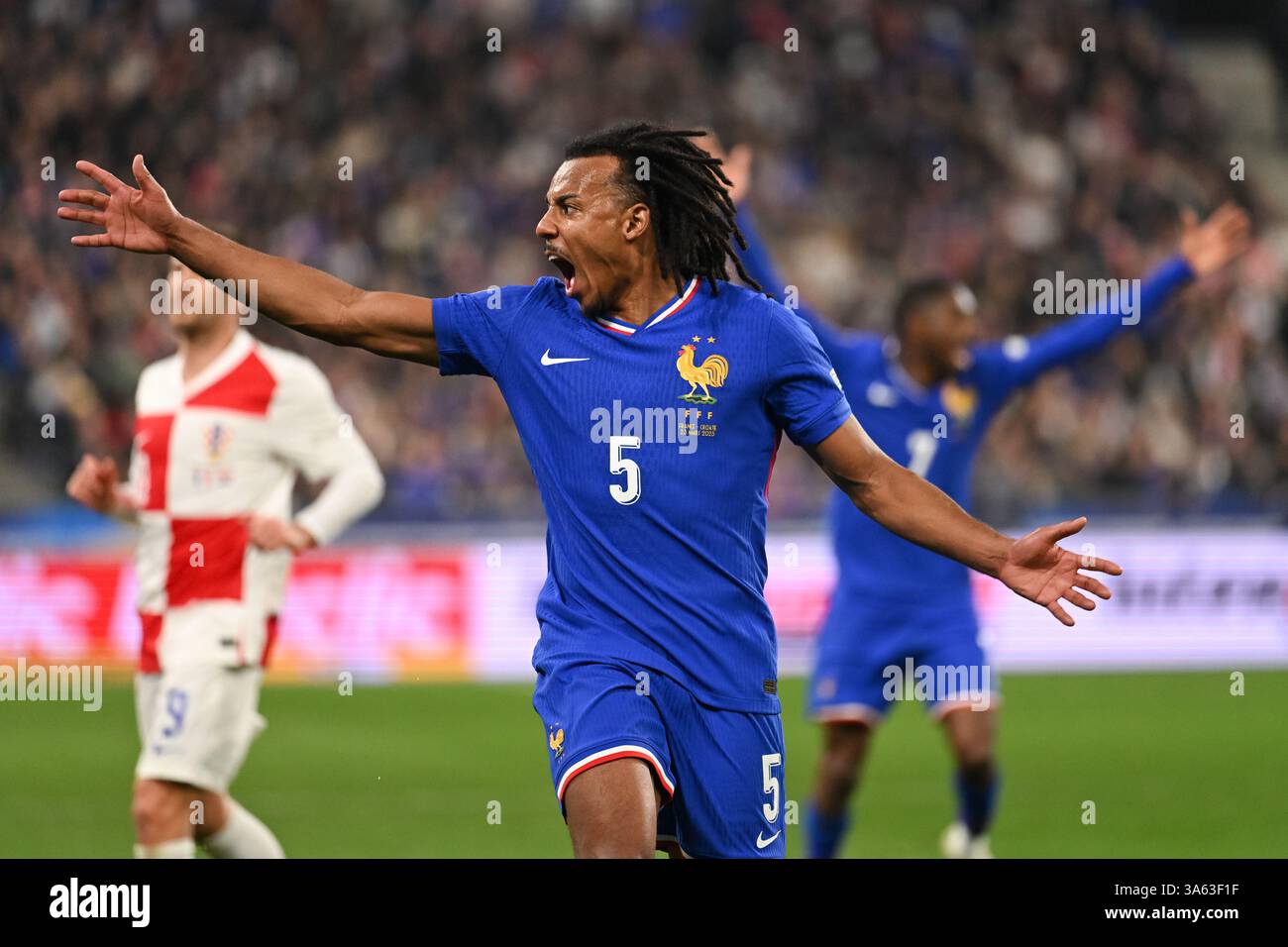 soccer - Jules Kounde #5 during the Nations League return match between ...