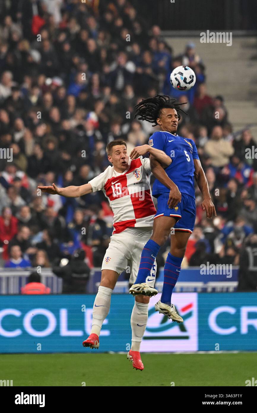soccer - Jules Kounde #5 during the Nations League return match between ...