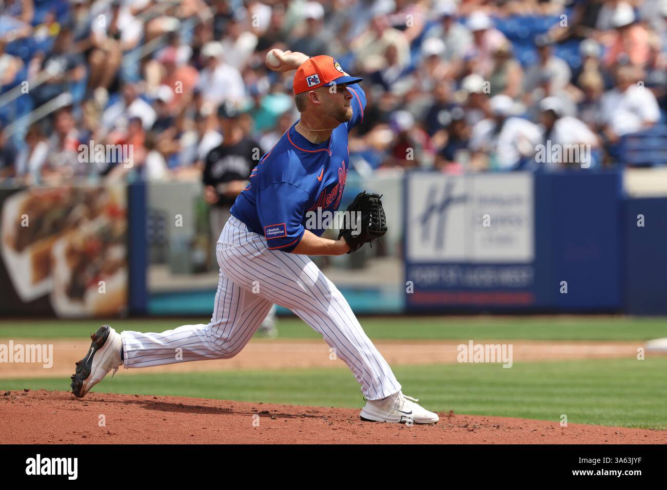 PORT CHARLOTTE, FL - MARCH 24: New York Mets pitcher A.J. Minter (33 ...