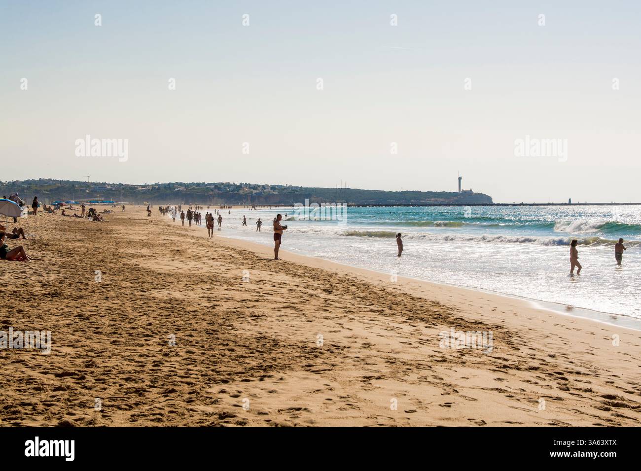 Praia da Rocha beach, Portimao, Algrave, Portugal. Stock Photo
