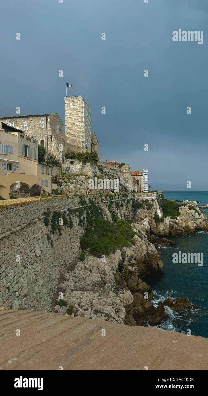 Antibes in fall - Smartphone Captured Stock Image