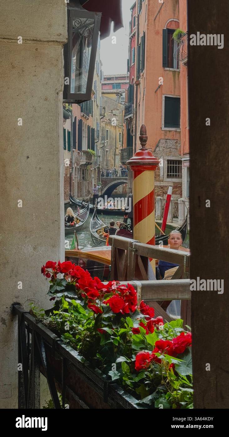Sunny day in Venice - Smartphone Captured Stock Image