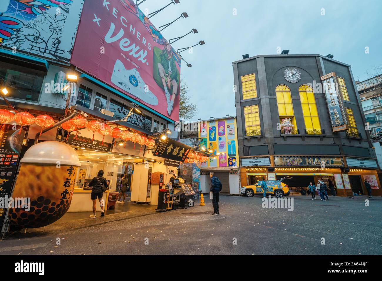 Taiwan, taipei, ximending district hi-res stock photography