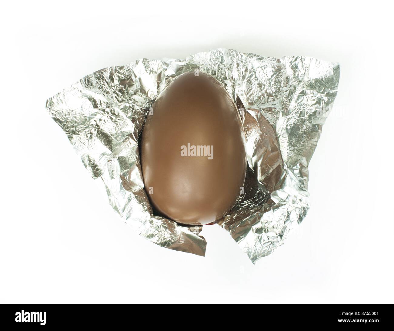 Chocolate Easter Egg in pack Stock Photo