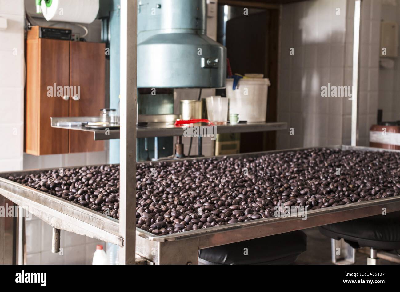 Verpackung Oliven Stock Photo