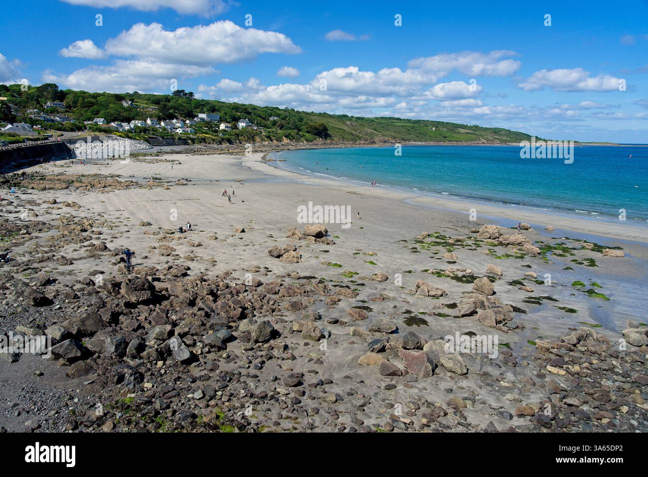 Coverack Beach Rocks Coverack England - 11 June 2024 - The beach of the picturesque coastal ...