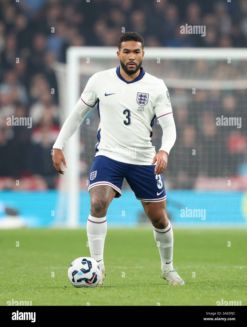 London, UK. 24th Mar, 2025. Reece James (E) at the FIFA World Cup ...