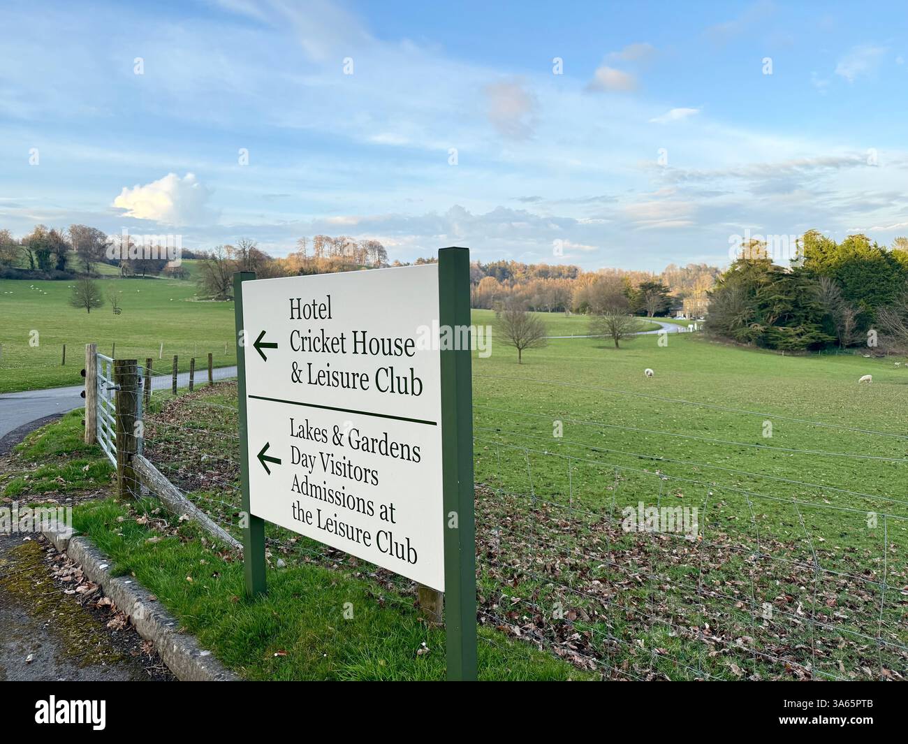 The Cricket St Thomas House, Estate and Hotel, Chard, Somerset - Smartphone Captured Stock Image