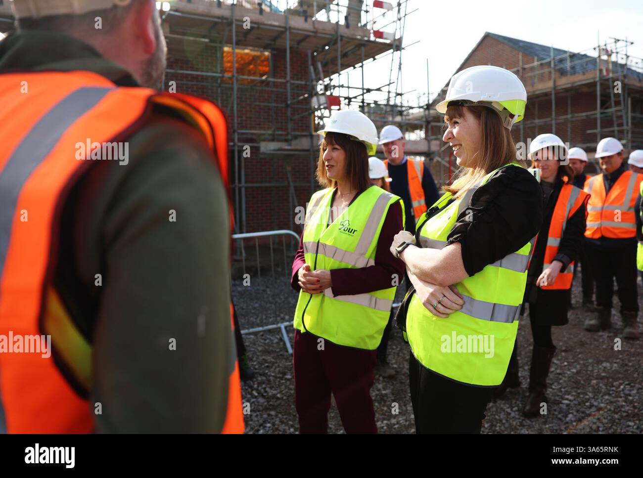 Chancellor of the Exchequer Rachel Reeves (centre) and Deputy Prime ...
