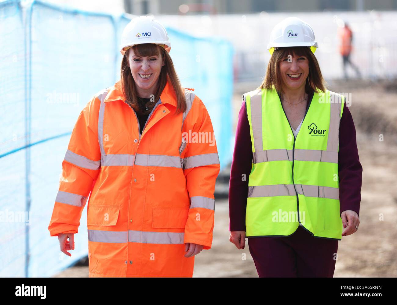 Chancellor of the Exchequer Rachel Reeves (right) and Deputy Prime ...