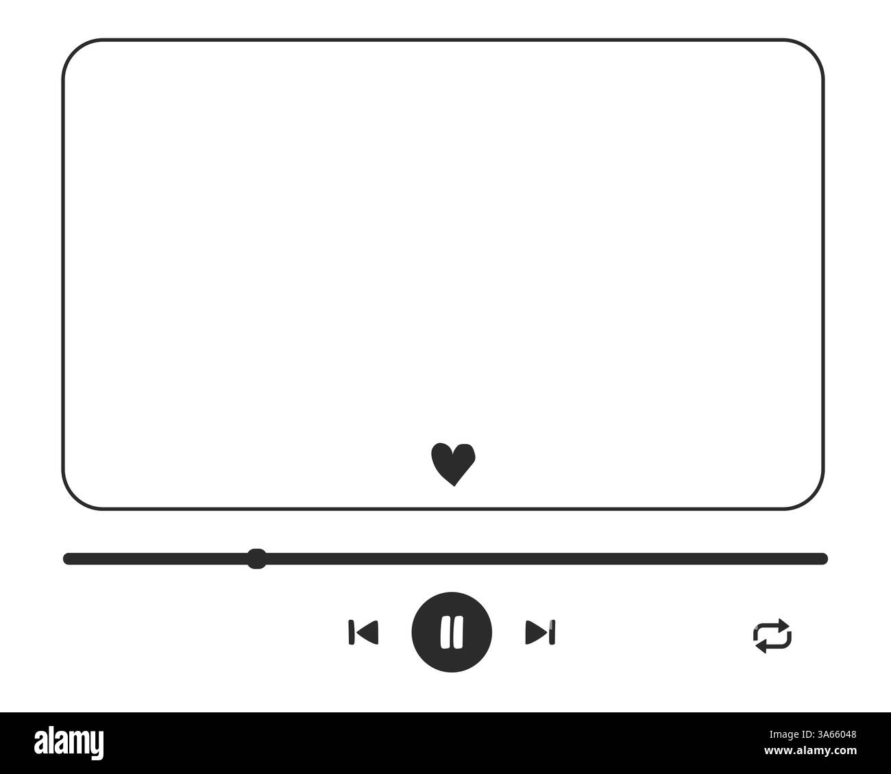 Overlay audio player ui progress hi-res stock photography and images ...