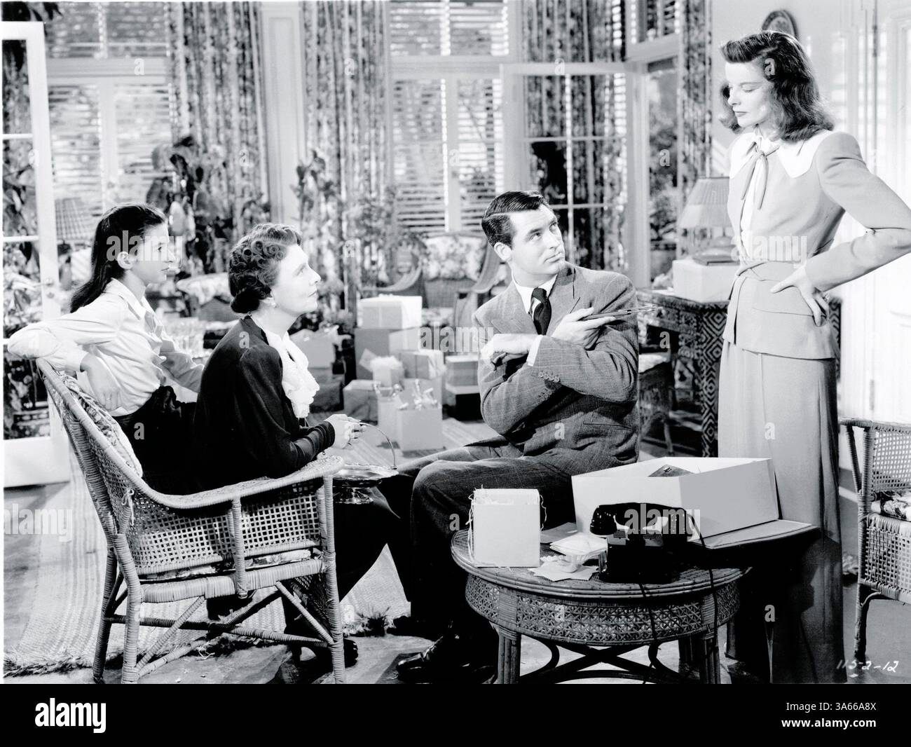 This classic romantic comedy focuses on Tracy Lord (KATHARINE HEPBURN