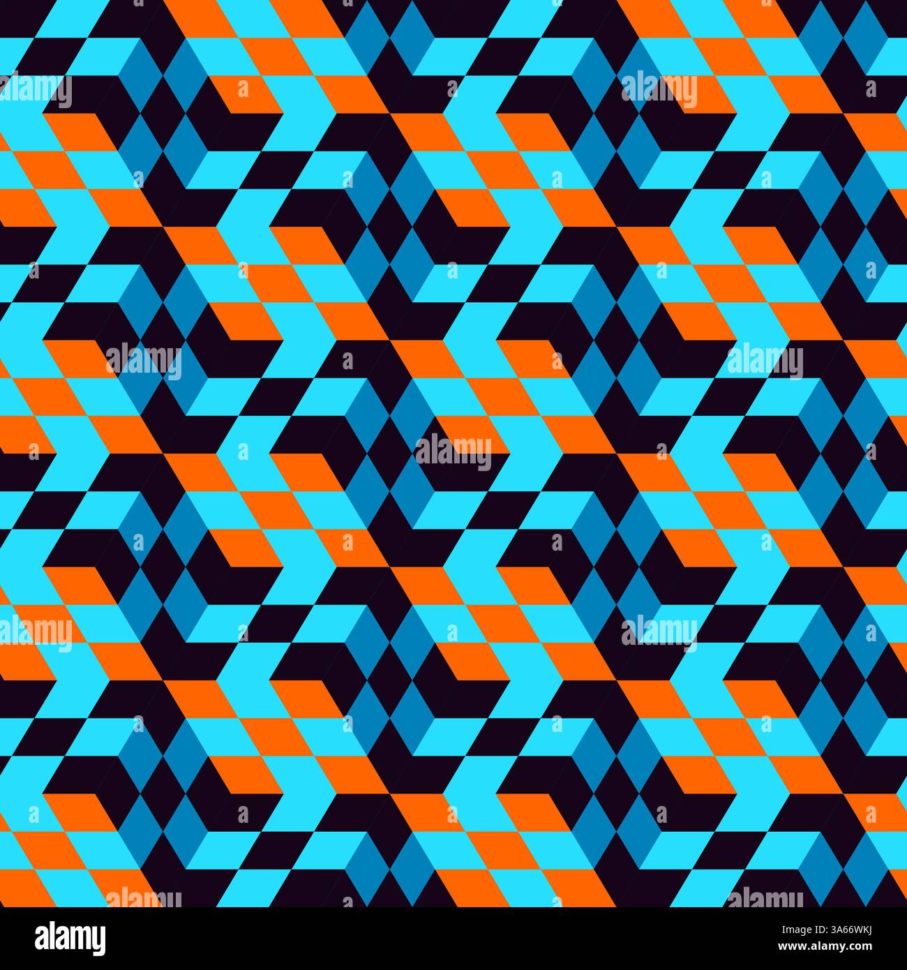Seamless mosaic pattern. Geometric background. Vector Illustration. Stock Vector