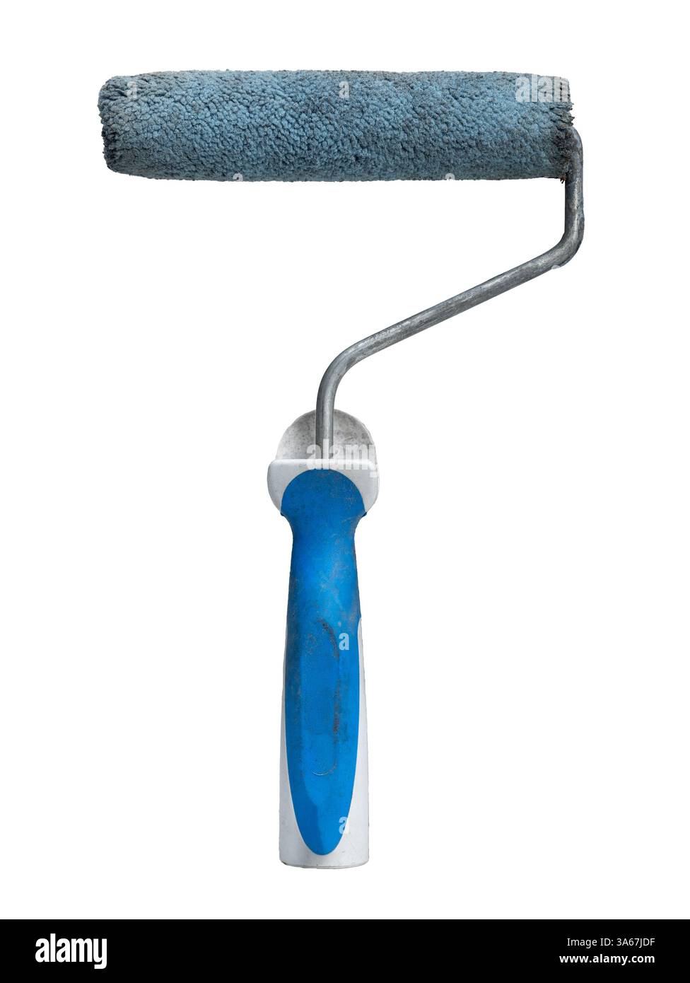 Used paint roller on transparent background Stock Photo - Alamy