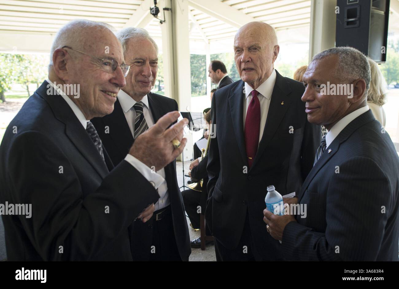 Apollo Program Administrators Aug. 31, 2012 - Apollo 13 Astronaut Jim Lovell, left, former NASA ...