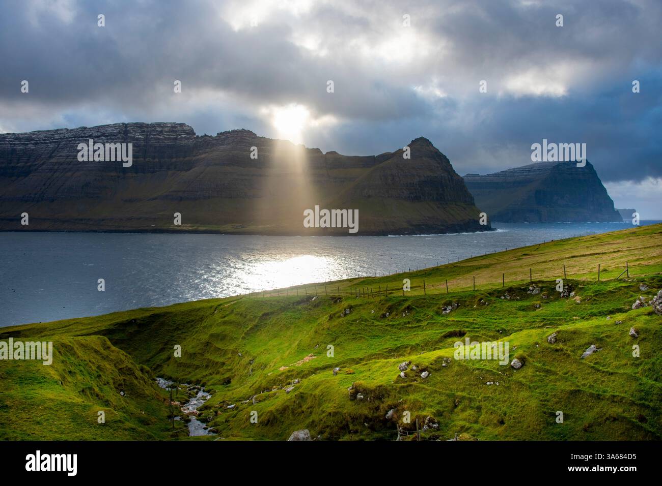 Island of Bordoy - Faroe Islands Stock Photo