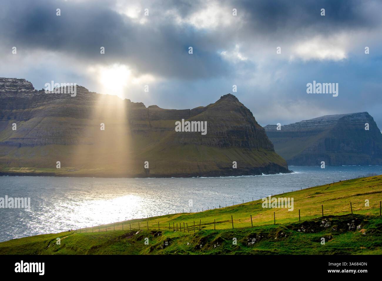 Island of Bordoy - Faroe Islands Stock Photo