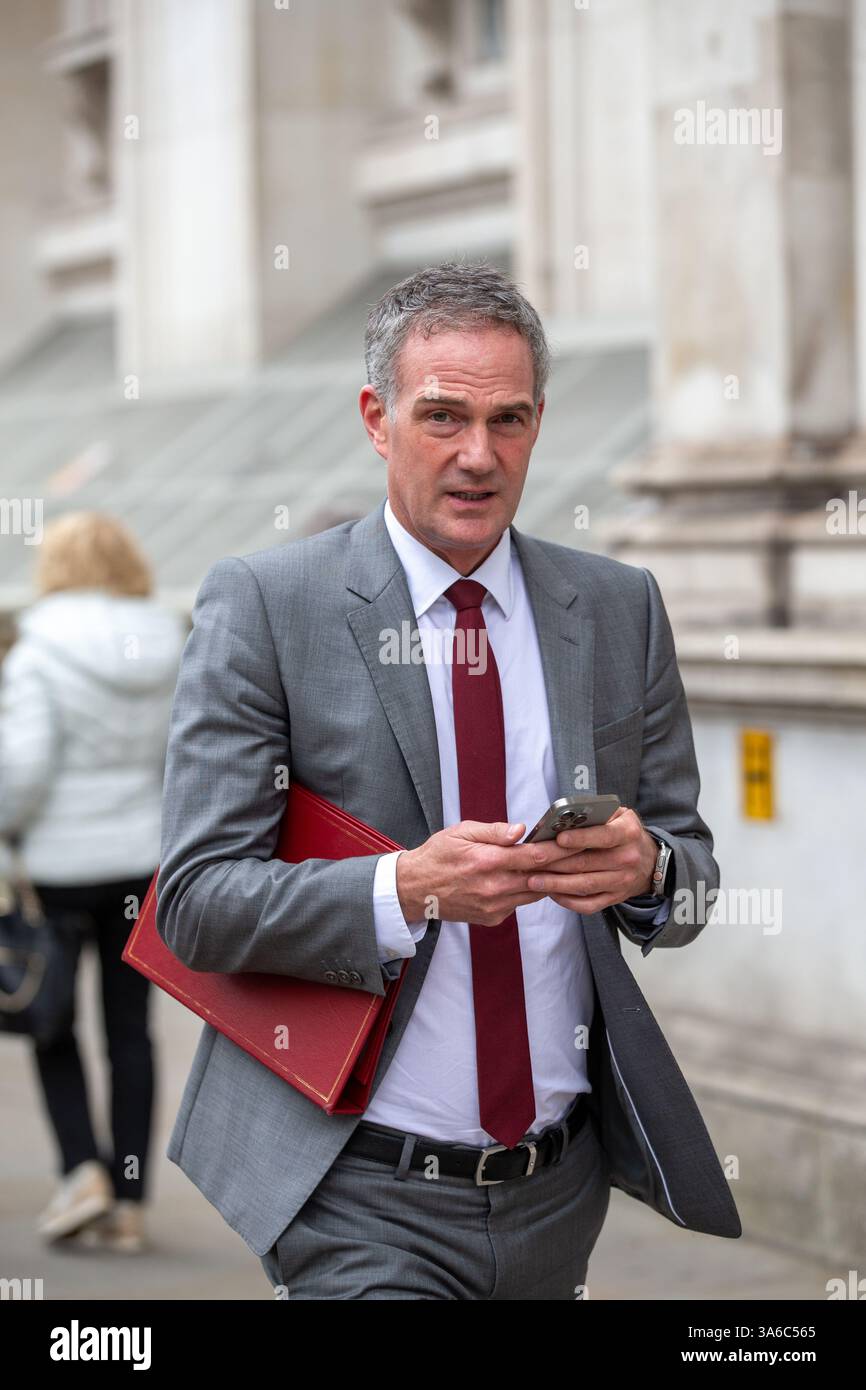 London, England, UK. 25th Mar, 2025. Peter Kyle MP, Secretary of State ...