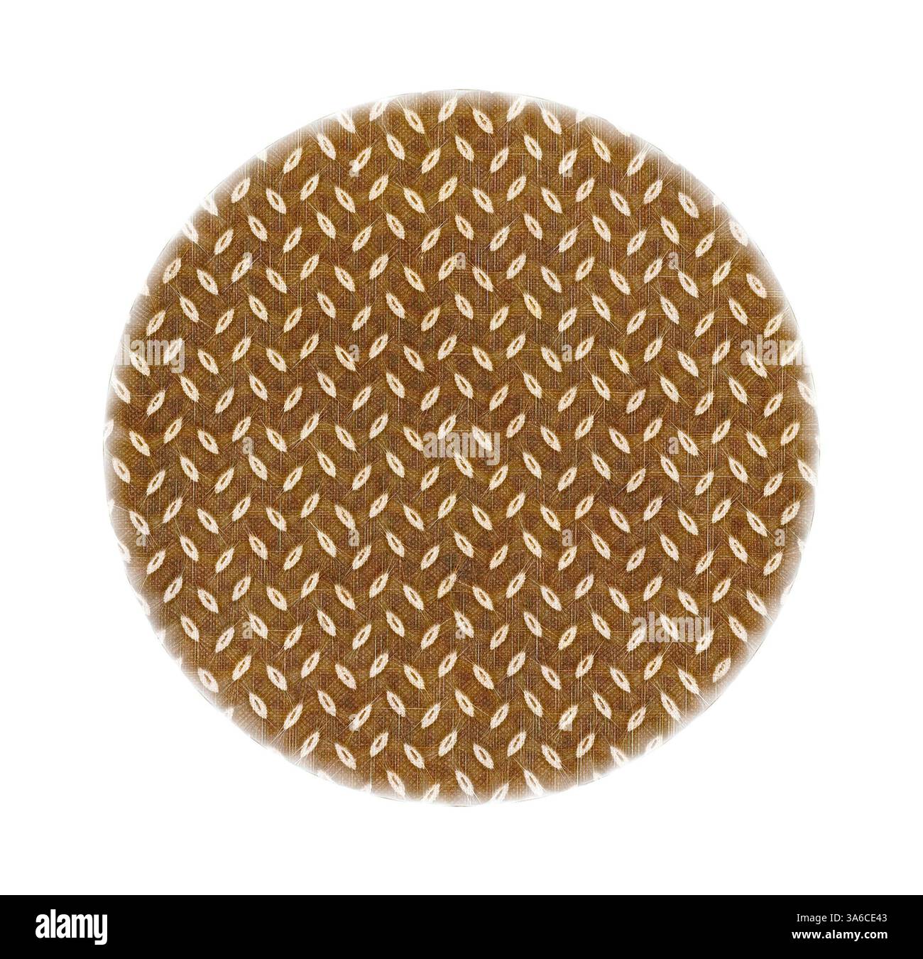 Repetitive pattern of small leaf shapes in delicate white hi-res stock ...