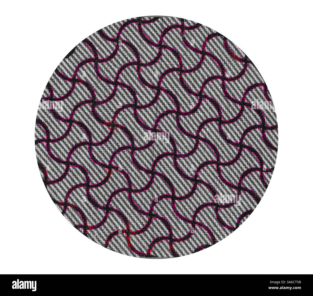 Interwoven wavy lines in shades of gray hi-res stock photography and ...