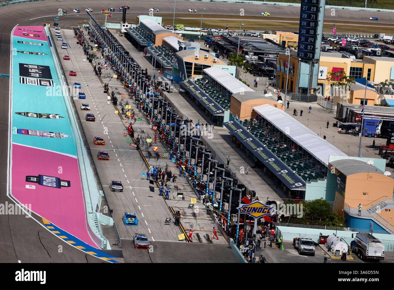 March 22, 2025, Homestead, Fl, USA JOSH WILLIAMS (11) races for the Hard Rock Bet 300 in