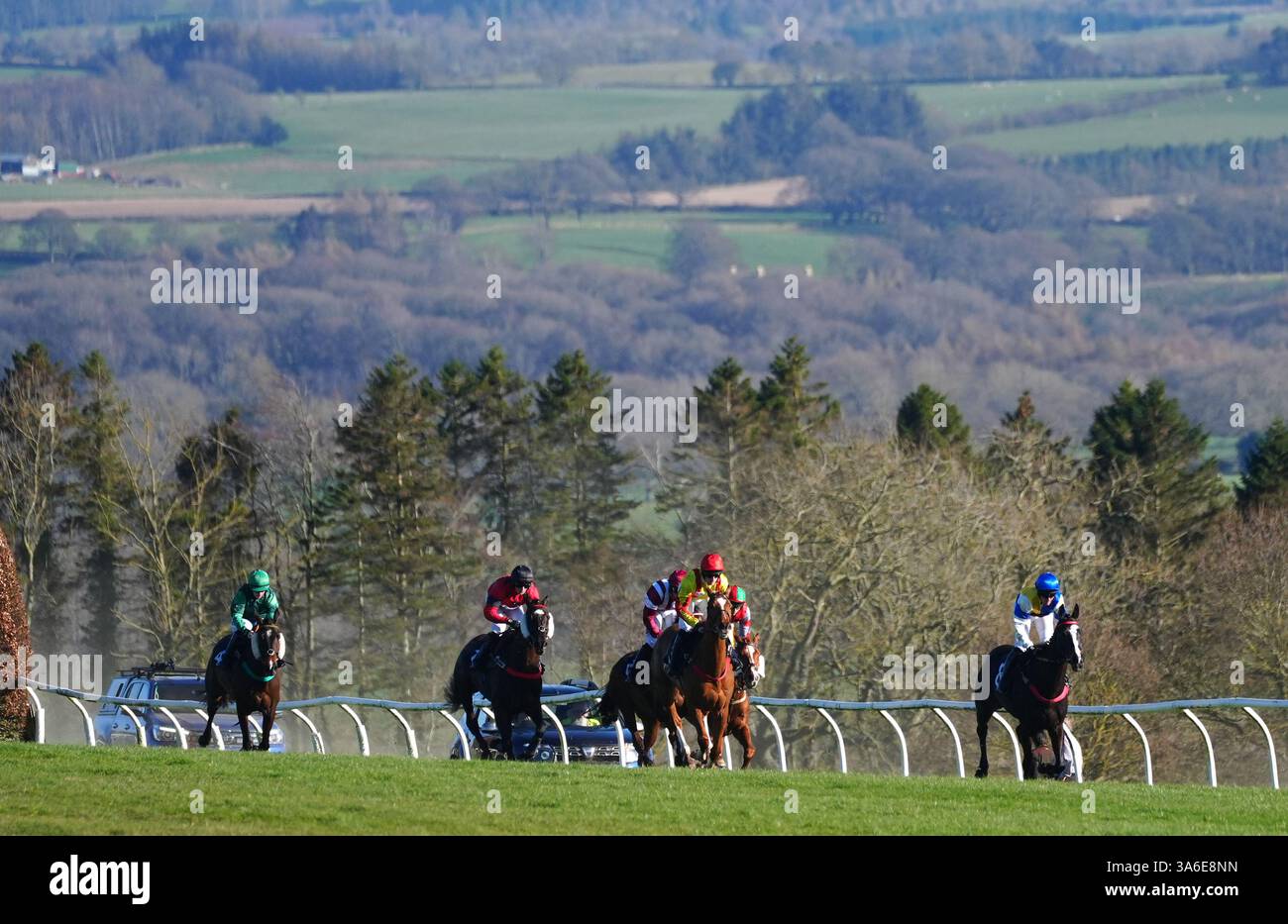 A general view of the runners and riders in the Mick Walsh Open Ditch ...