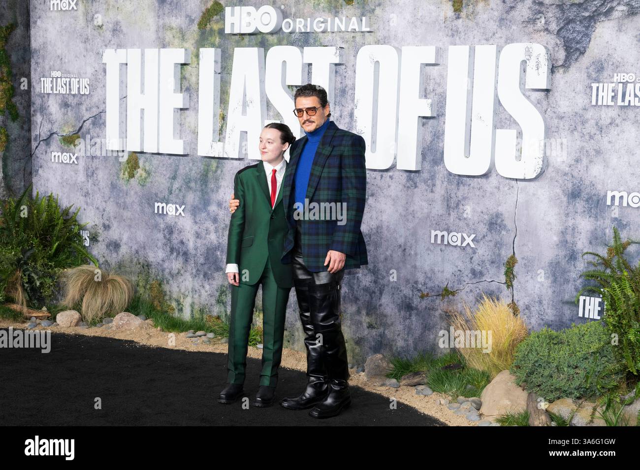 March 24, 2025, Hollywood, California, USA BELLA RAMSEY and PEDRO PASCAL attend the Los Angeles