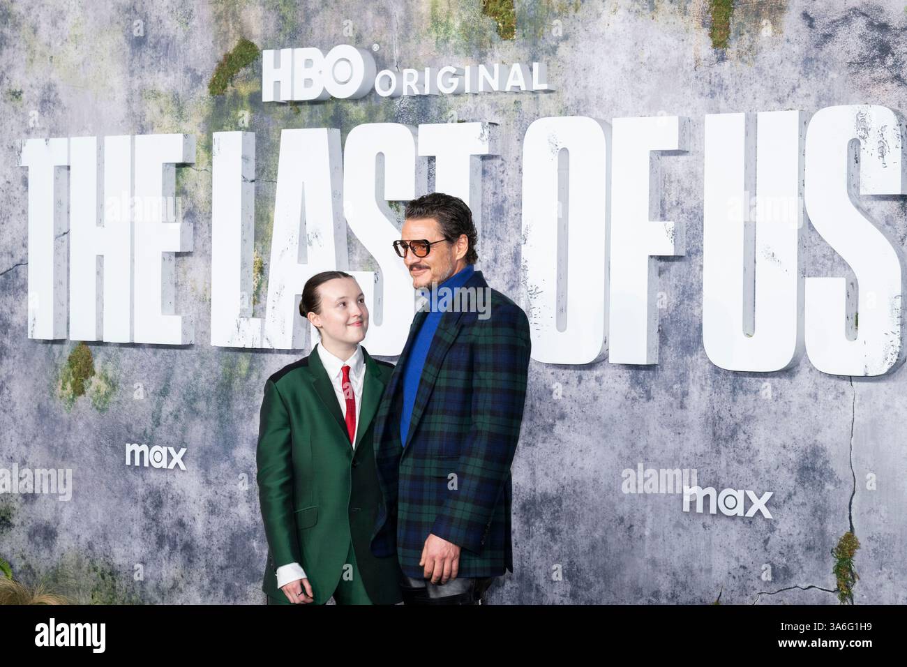 March 24, 2025, Hollywood, California, USA BELLA RAMSEY and PEDRO PASCAL attend the Los Angeles