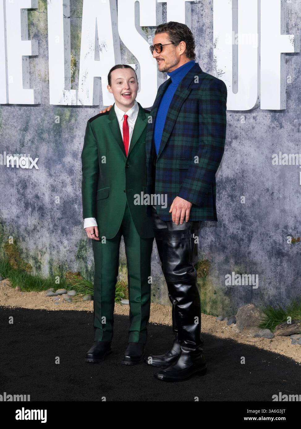 March 24, 2025, Hollywood, California, USA BELLA RAMSEY and PEDRO PASCAL attend the Los Angeles
