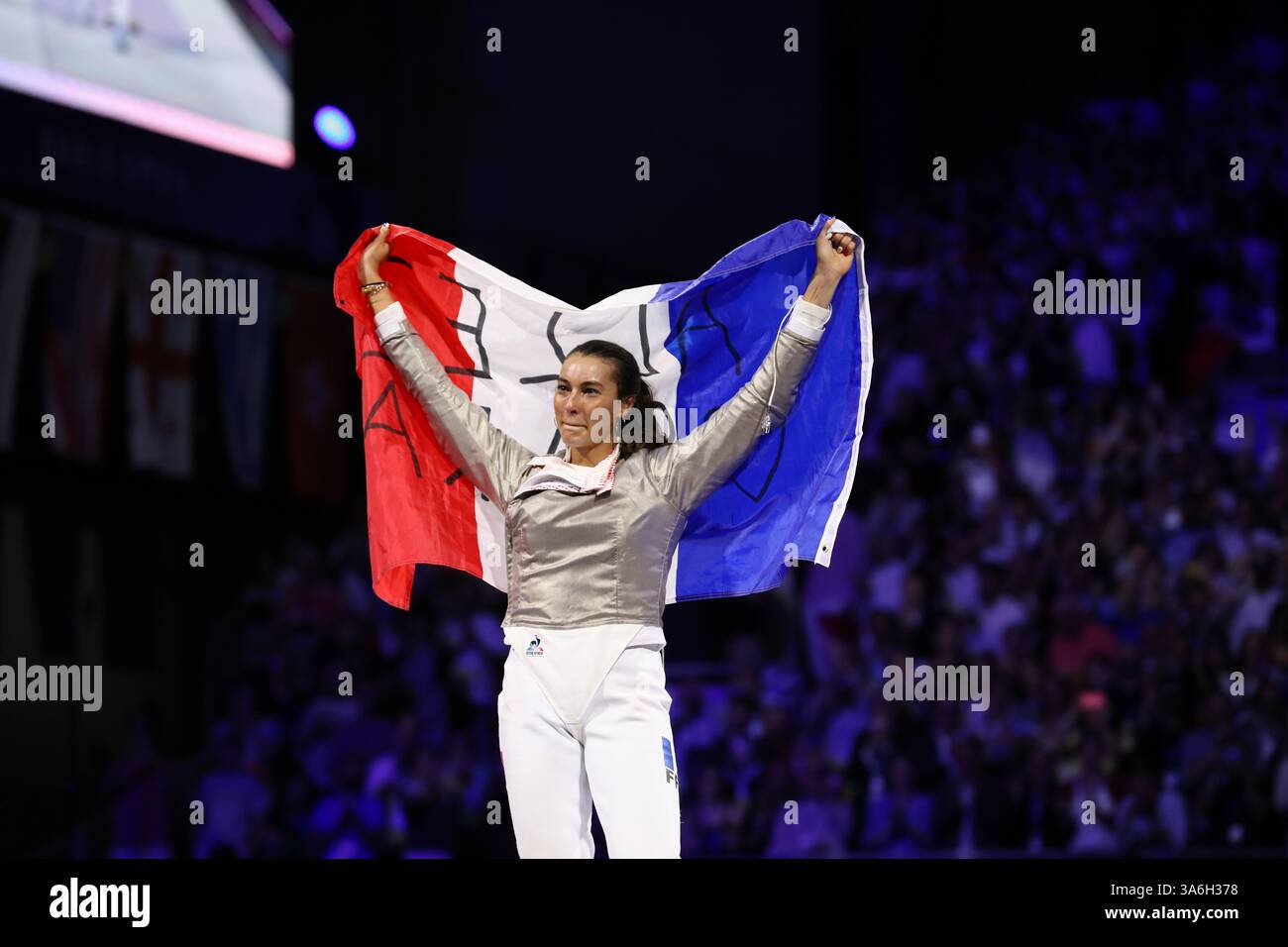 July 29th, 2024 - Paris, France: Sara Balzer of France celebrates with ...