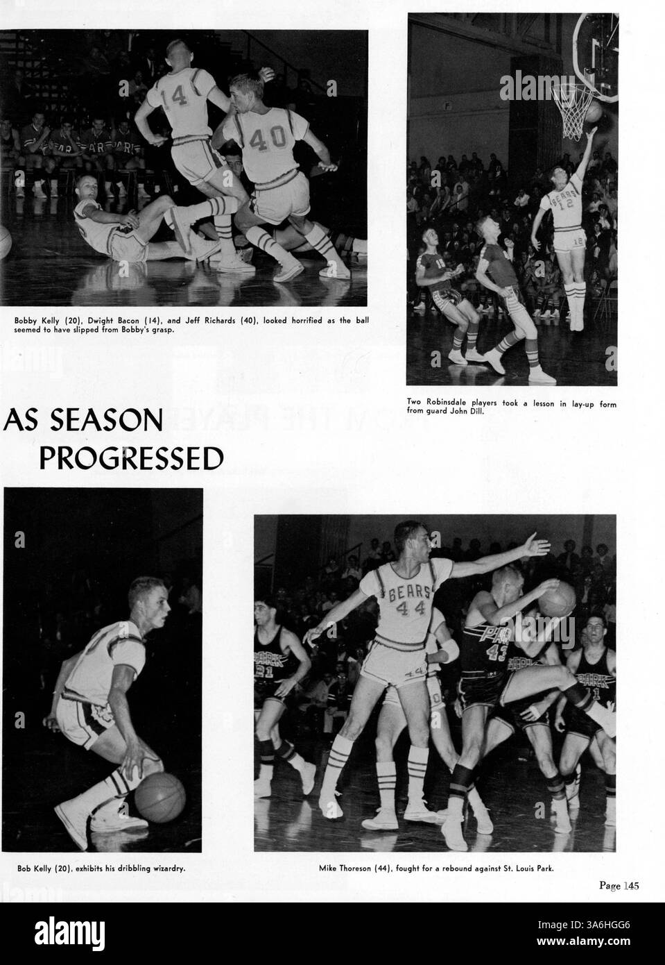 The 64 Bear Yearbook From Bloomington High School Documents The the-64-bear-yearbook-from-bloomington-high-school-documents-the