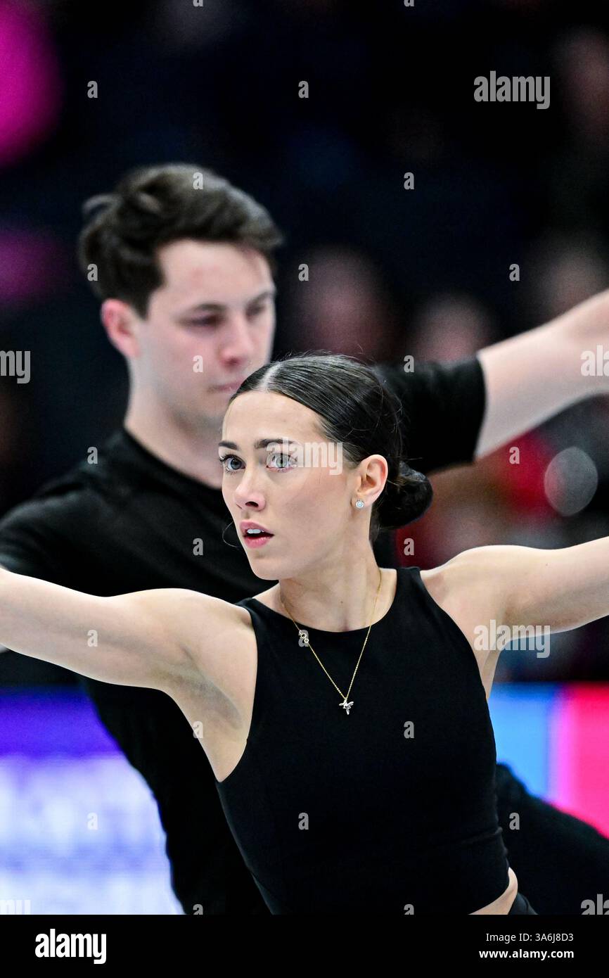 Luke Digby Anastasia VAIPAN-LAW & Luke DIGBY (GBR), during Pairs Practice, at the ...