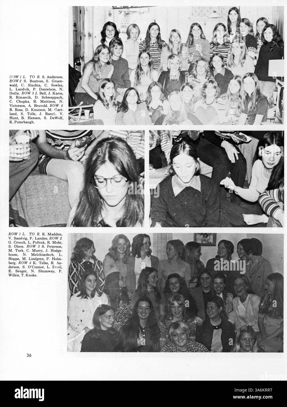 The "A Time Together" yearbook from Roosevelt High School documents the ...