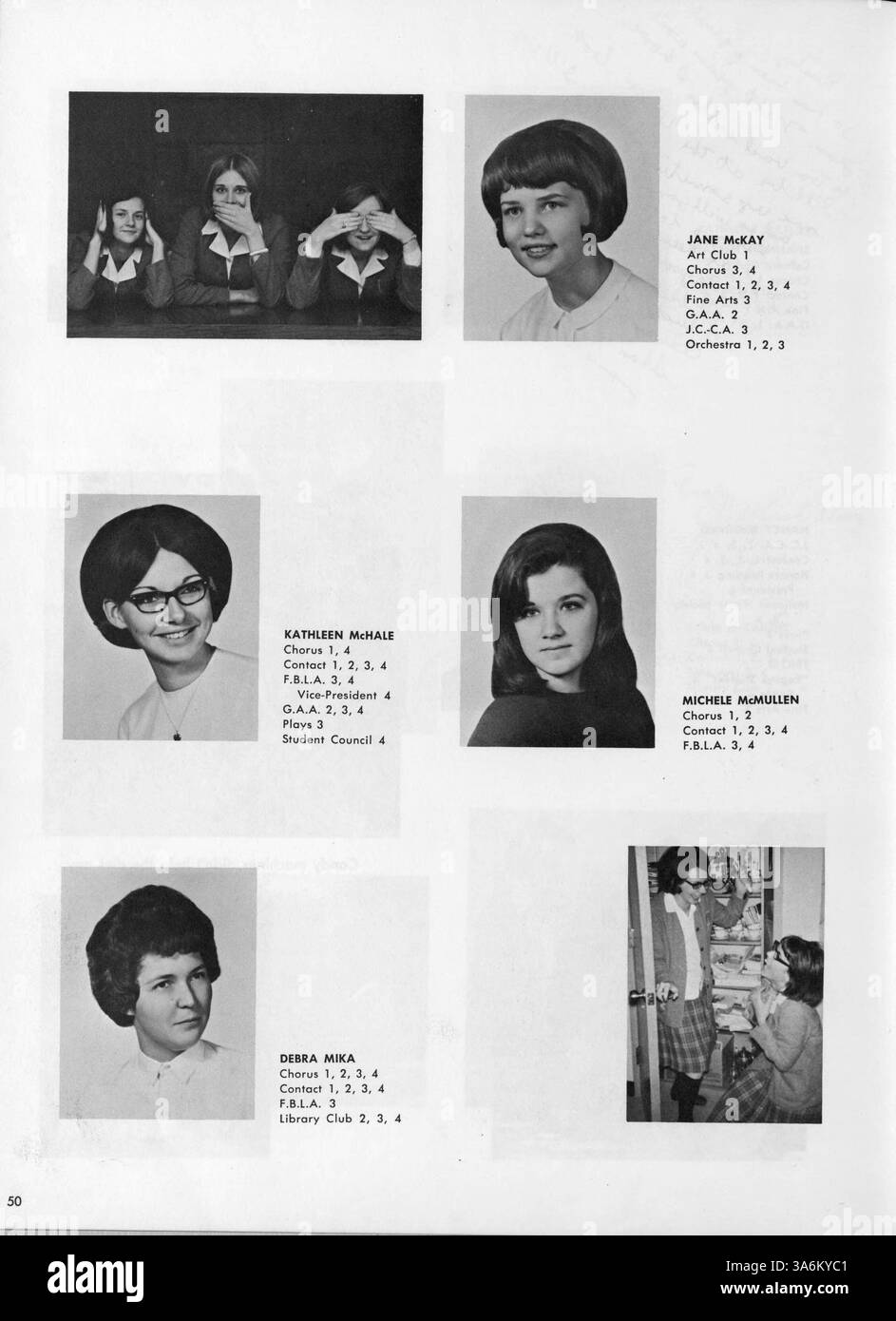 This high school yearbook from 1966 highlights the activities, students ...