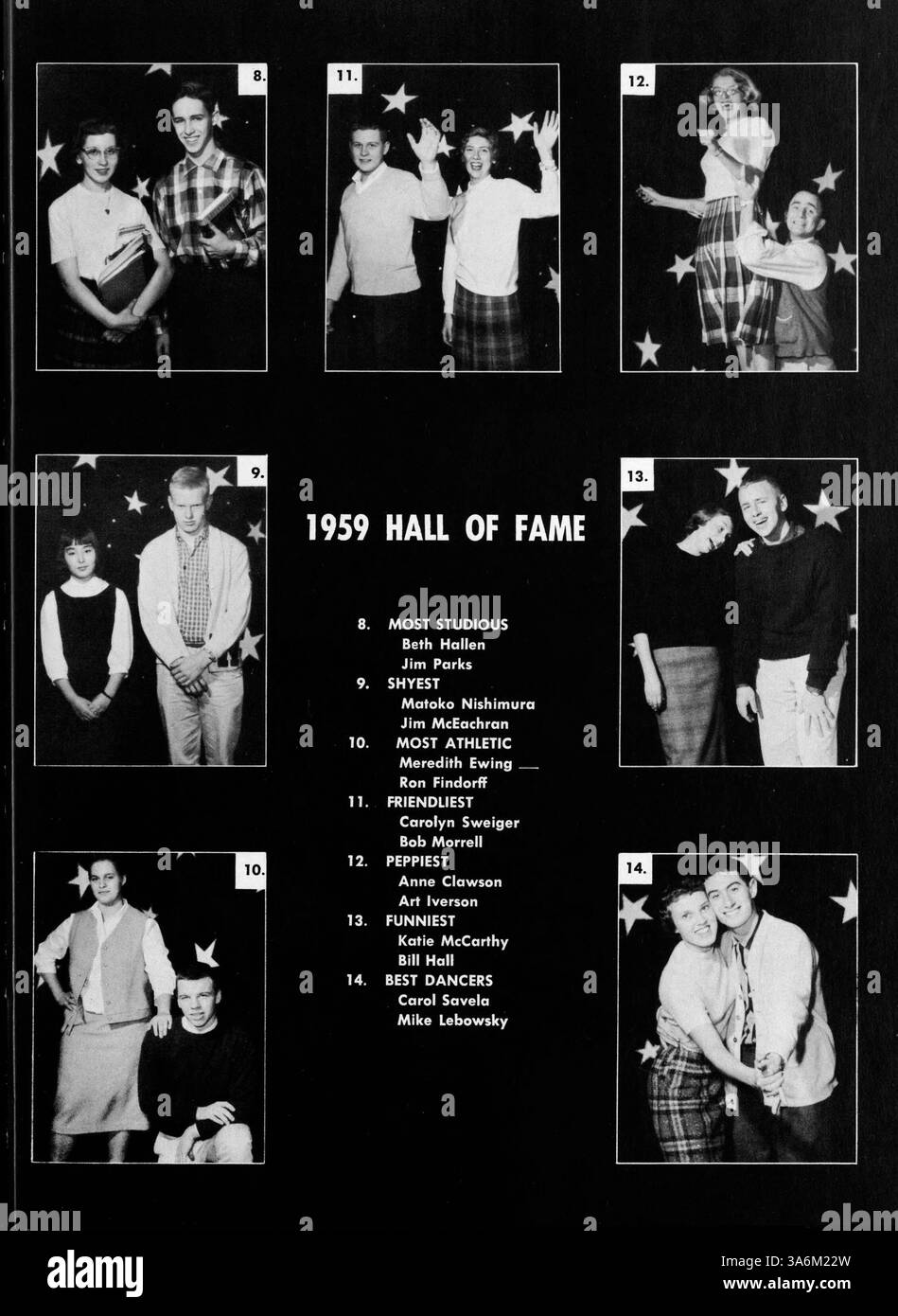 The 1959 Hesperian Yearbook from West High documents the students ...
