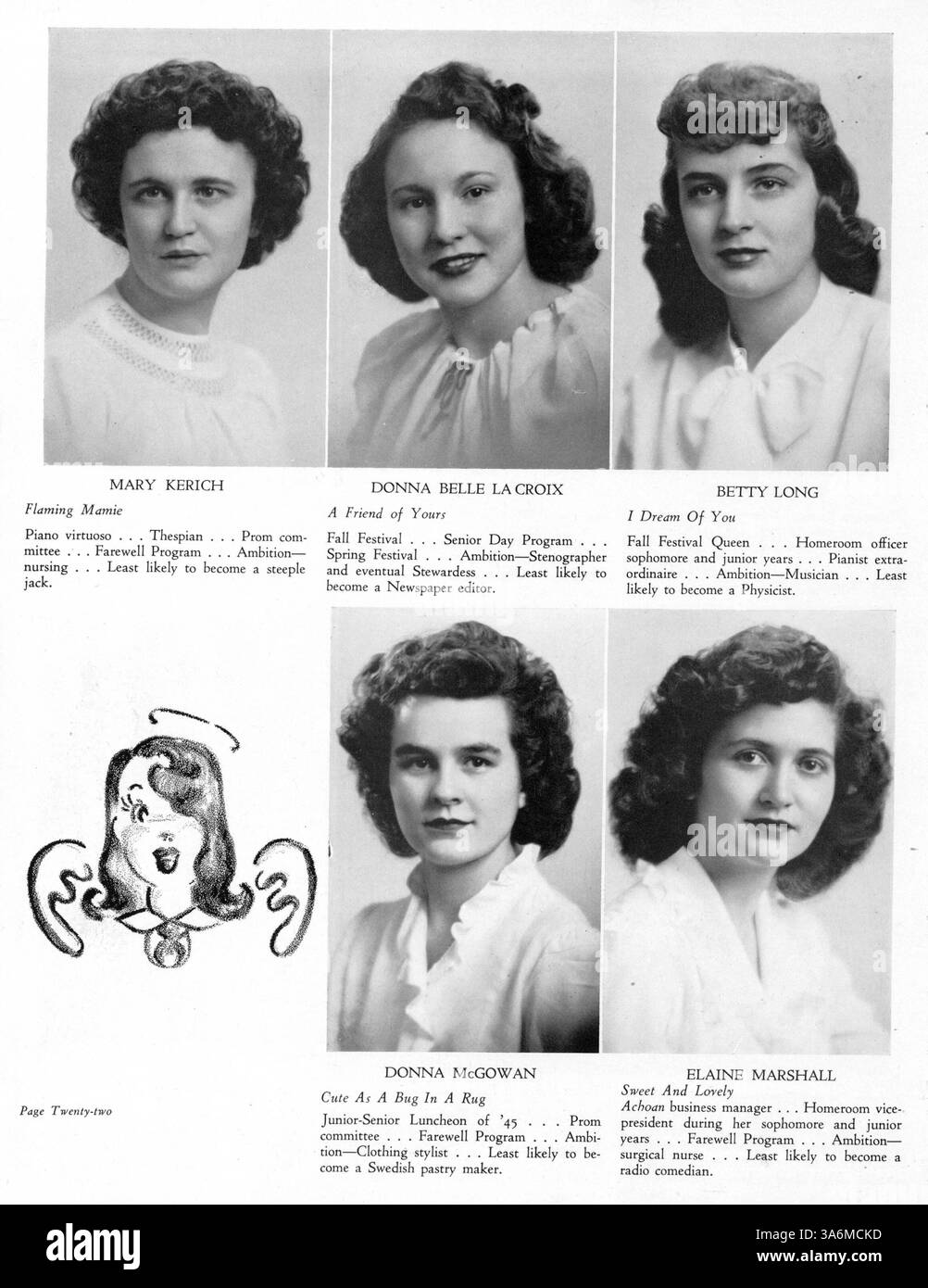 The 1946 edition of the Academy of Holy Angels yearbook commemorates ...